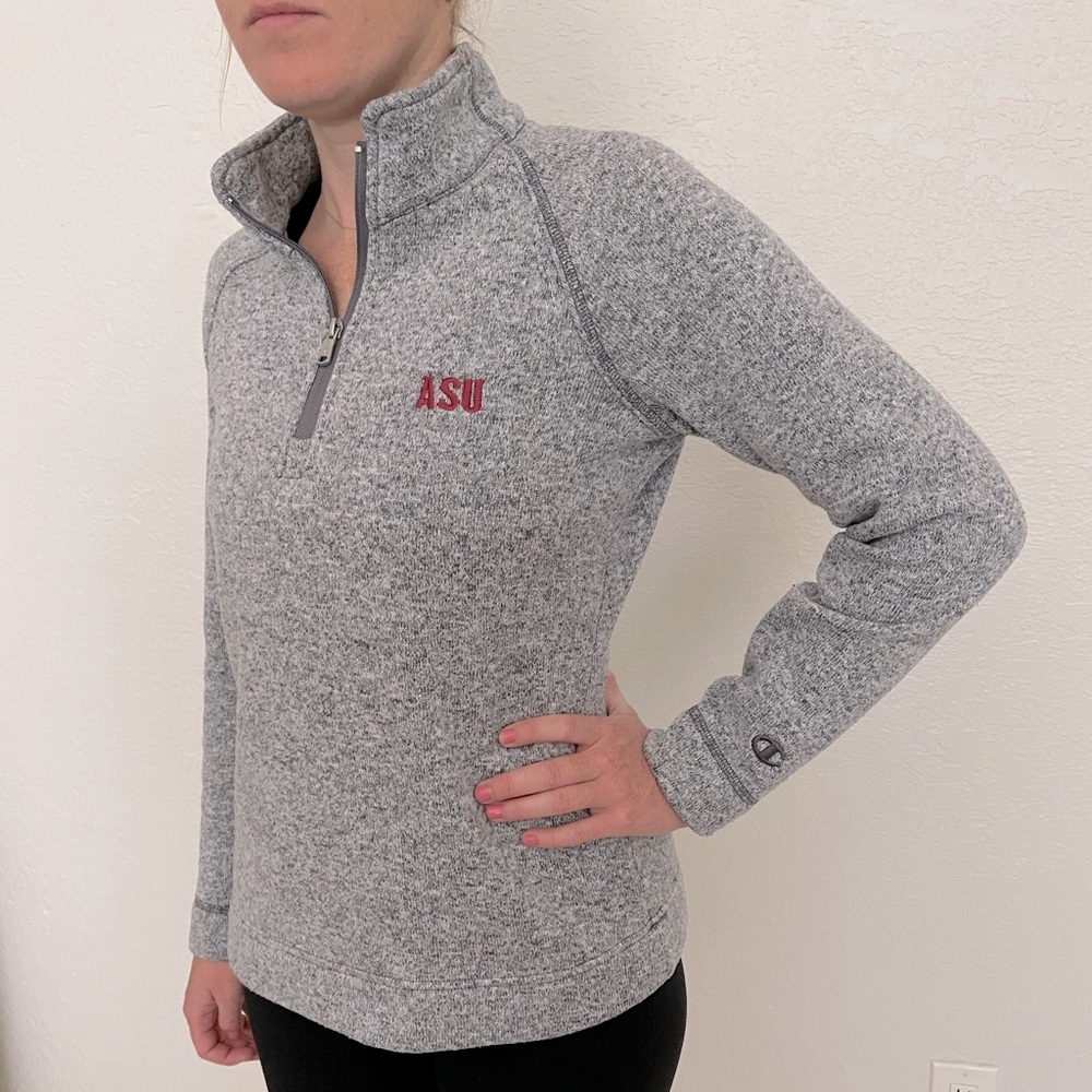 ASU Champion Brand❗️Pullover Half Zip Arizona State University Sun Devils